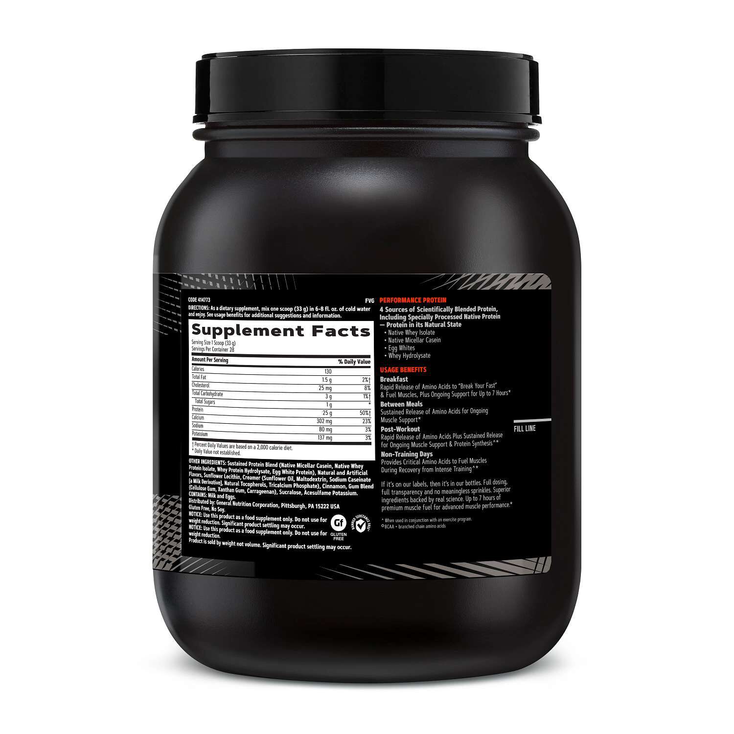 Sustained Protein Blend - Cinnamon Toast (28 Servings) Cinnamon Toast | GNC